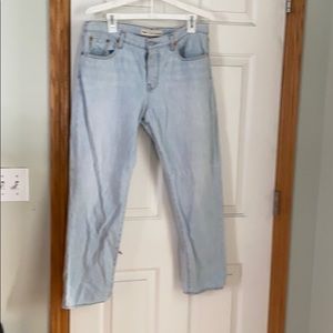 Gap relaxed boyfriend button fly